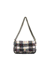 Boucle Hollis Checked Tas - Zwart