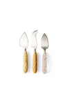 HKLiving Cheese Knives (Set of 3) - Cream