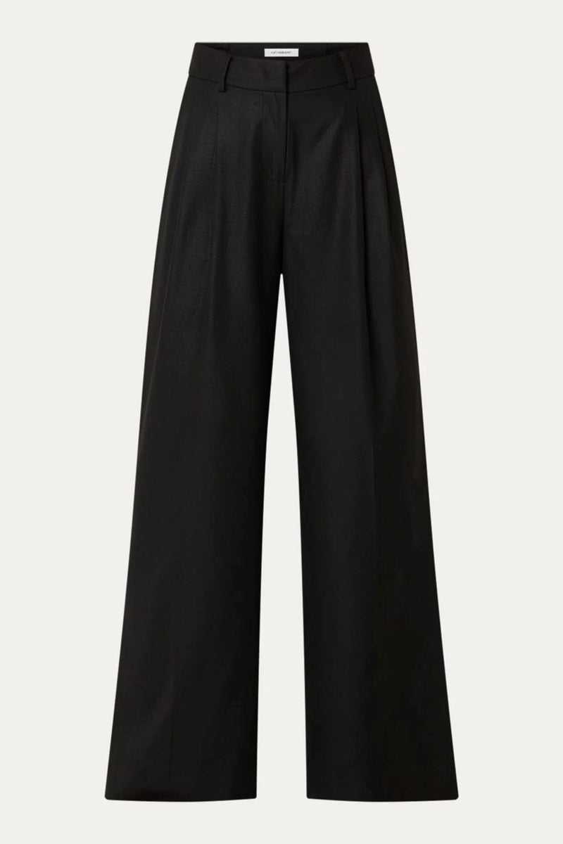 SibelleCC Pleated Pantalon - Zwart