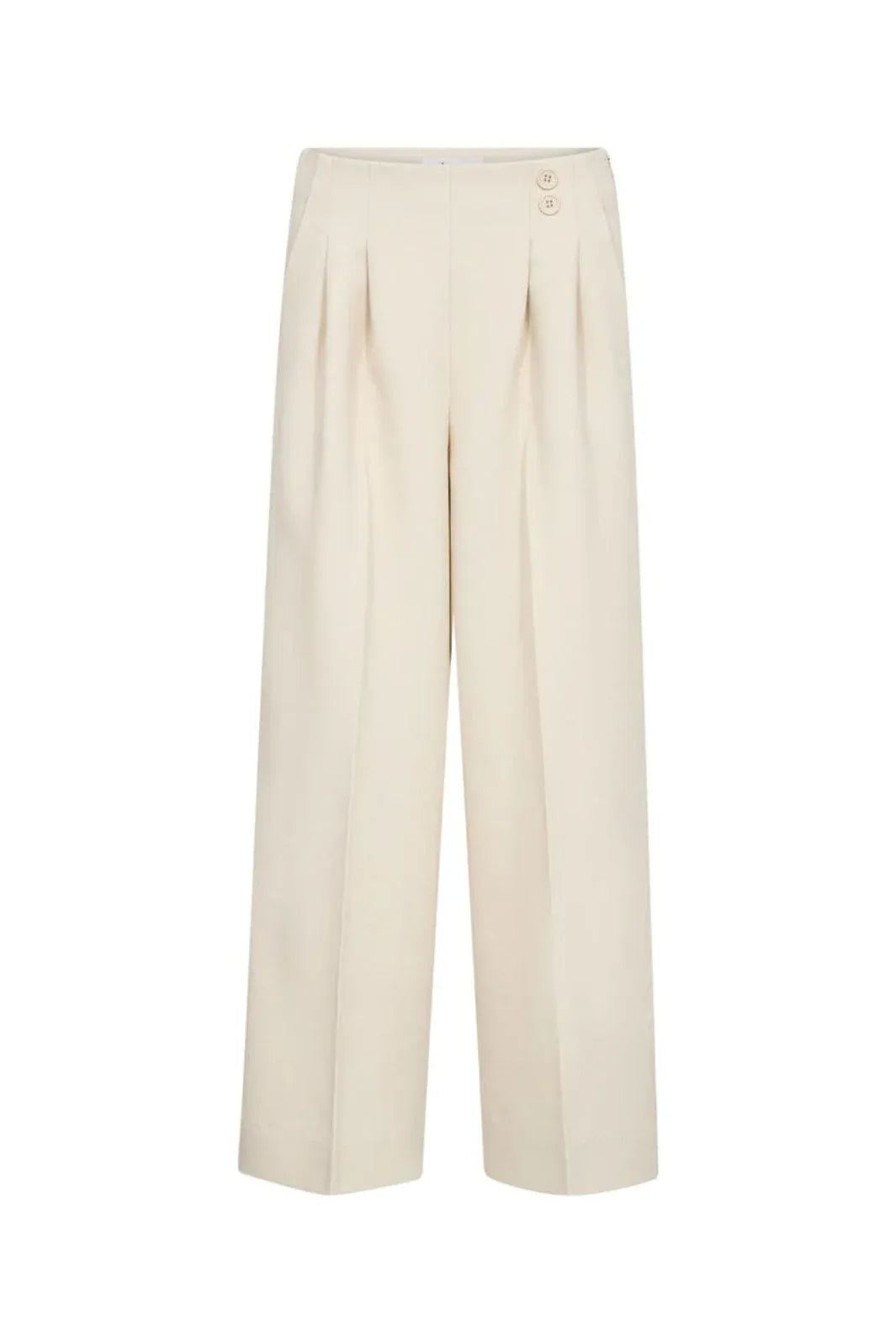 AcileCC Pleated LL Pantalon - Bone