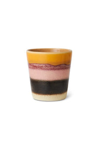 HKliving 70'S ceramics Koffie Mok - Sunset