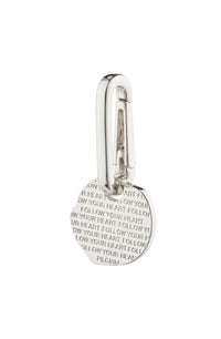 Charm Recycled Munt Bedel - Zilver