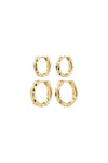 Darby 2-in-1 Oorbellen - Goud