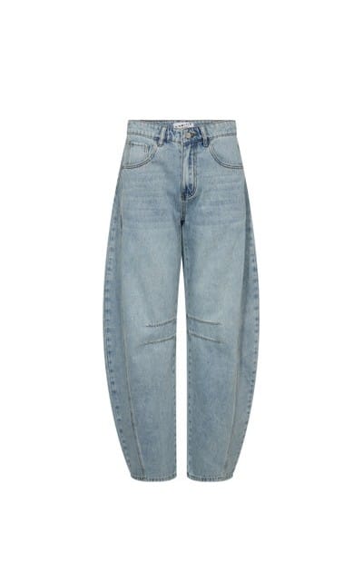 Drew Barrel Tall Jeans - Bleached Denim