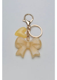 Bag Charm Bow - Crème