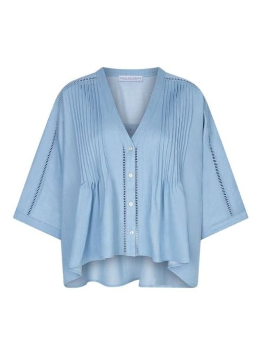 Evie Blouse - Blauw