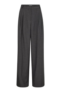 Liane Pleat Pants - Donker Grijs