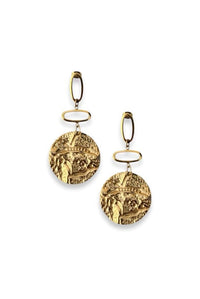 Golden Coins Oorbellen - Goud