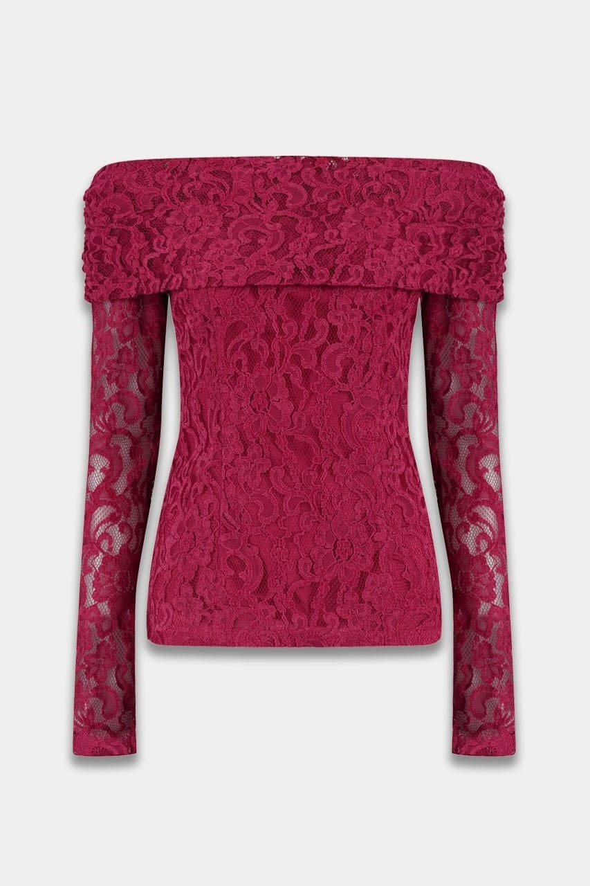 Jenthe Top - Donker Roze