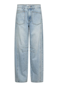 Barrel Front Pocket Tall Jeans - Bleached Denim