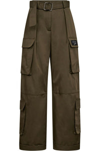 Rabi Cargo Pocket Tall Pants - Donker Bruin