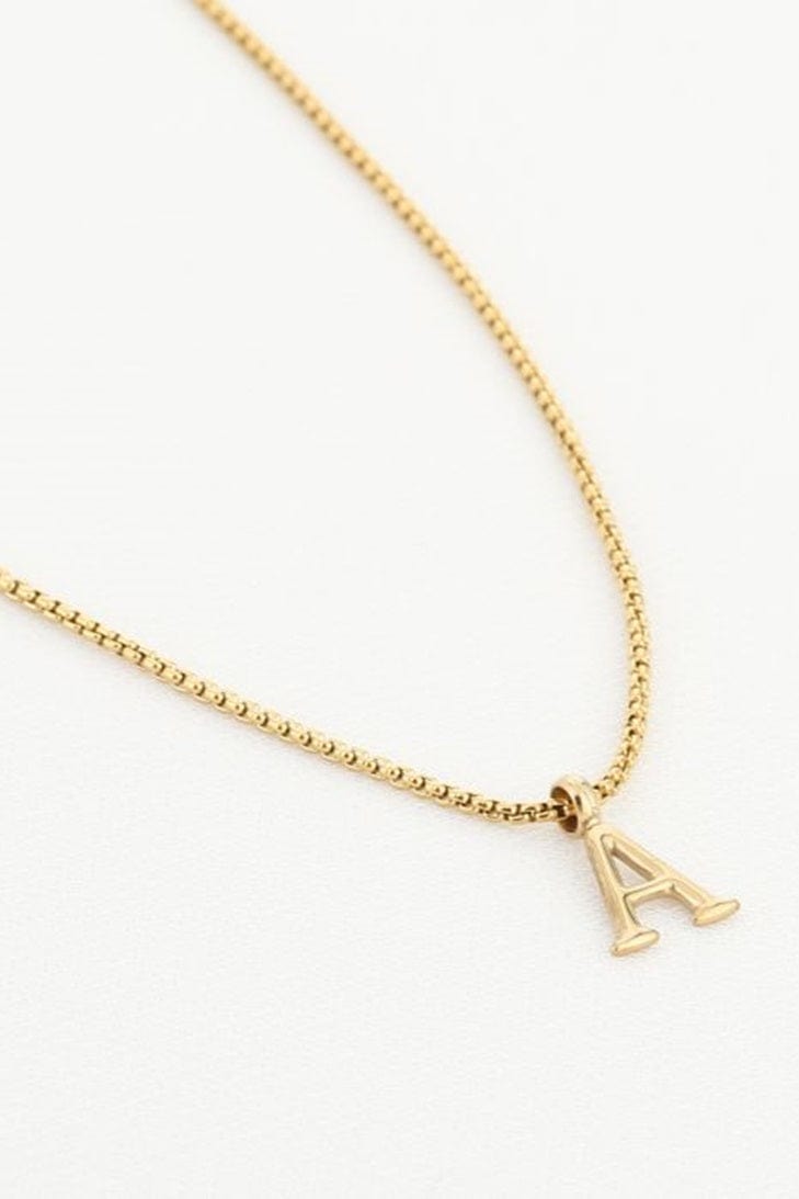 Initiaal Ketting - Goud