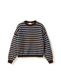 N-Mafalda Trui - Bruin/Blauw