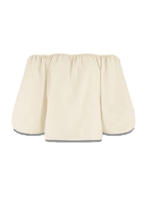 Lauren Off Shoulder Top - Beige