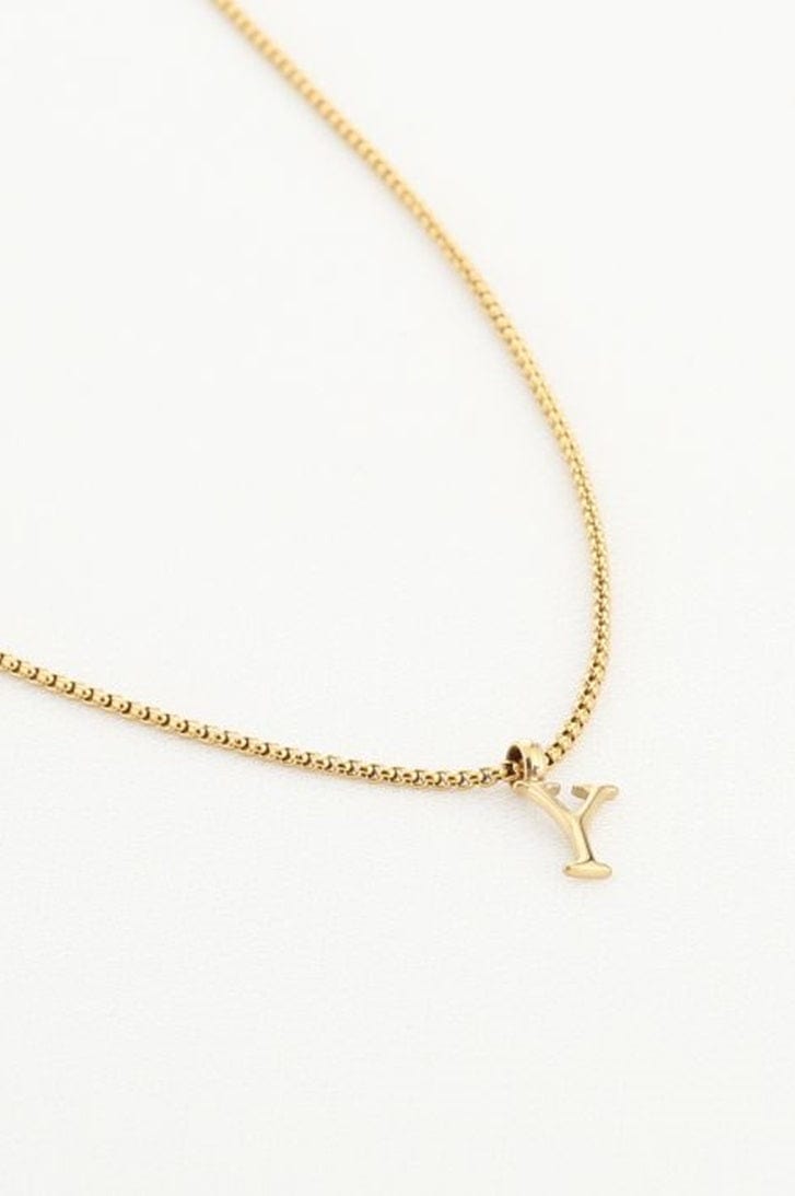 Initiaal Ketting - Goud