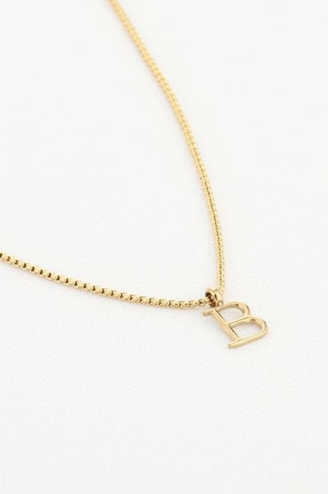 Initiaal Ketting - Goud