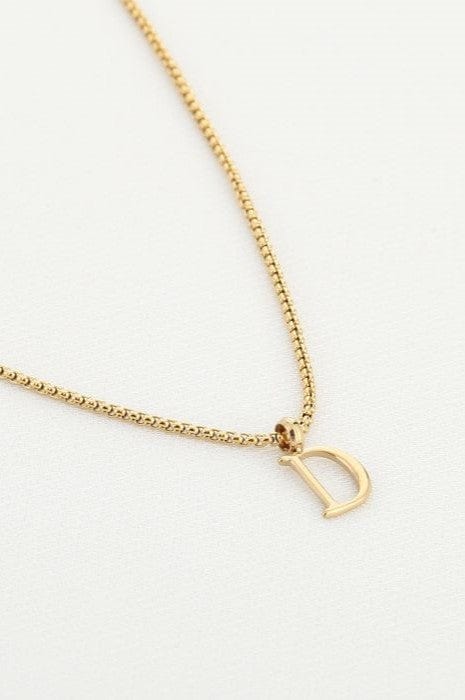 Initiaal Ketting - Goud