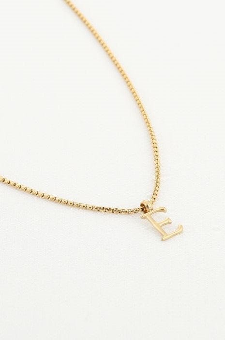 Initiaal Ketting - Goud