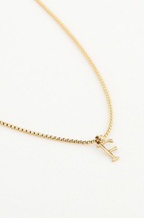 Initiaal Ketting - Goud