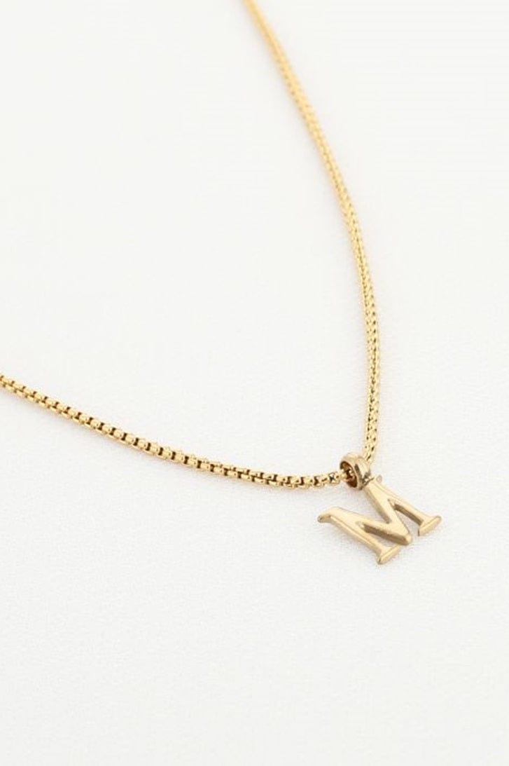 Initiaal Ketting - Goud