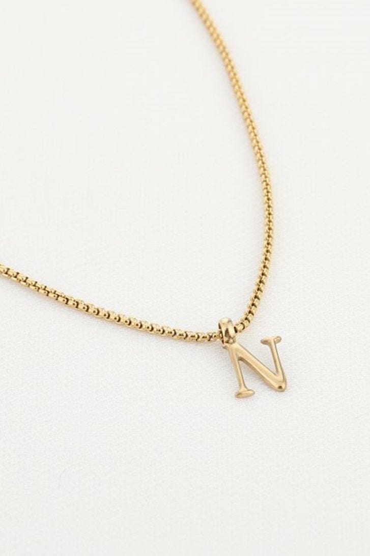 Initiaal Ketting - Goud