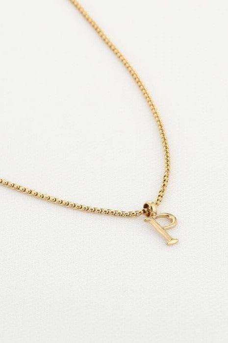 Initiaal Ketting - Goud