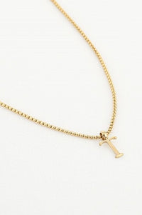 Initiaal Ketting - Goud