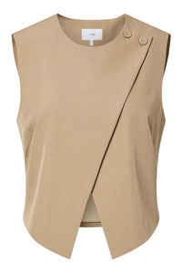 YASCamia Waistcoat - Beige