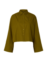 SLWAstha Boxy Cropped Blouse - Groen