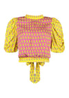 Macey Blouse - Roze/Geel