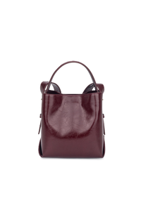 Molly Raw Structure Tas - Bordeaux