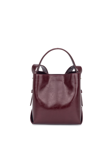 Molly Raw Structure Tas - Bordeaux