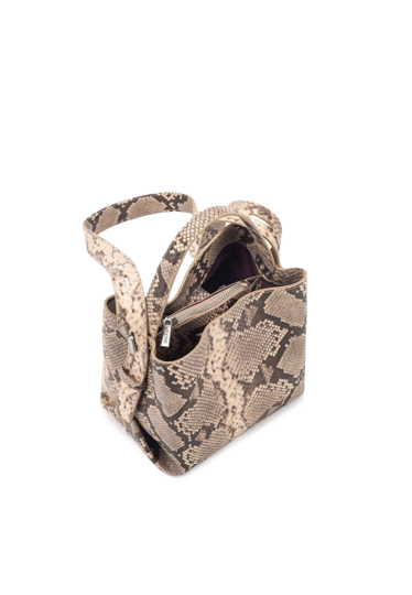 Molly Scaly Structure Tas - Ivory
