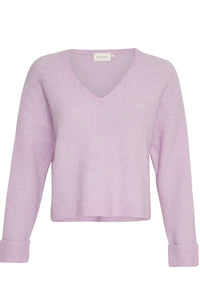 Evonna Nenaya V Pullover - Lila