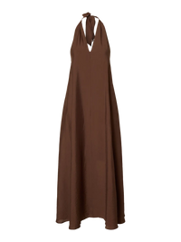 SLFVilmi Halter Jurk - Bruin