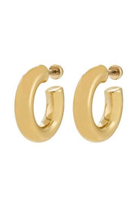Phase Large Oorbellen - Goud