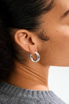 Phase Large Oorbellen - Zilver