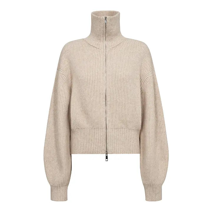 RowCC Zip Knit Vest - Crème