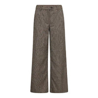 VeyaCC Geruite Pantalon - Bruin