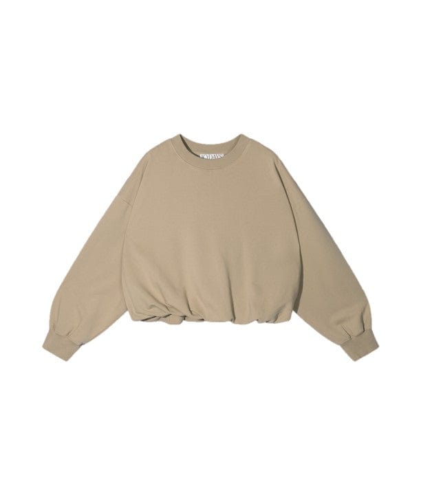 Pleated Sweater - Beige