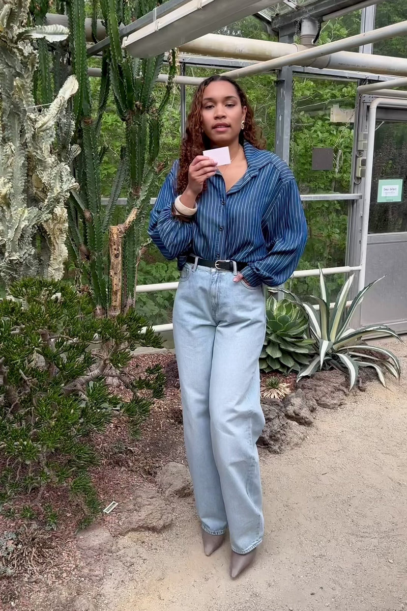 Do Denim Blouse - Donker Blauw