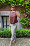 SLFElina Twist Top - Bruin
