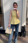 Summer Open Rug Top - Geel