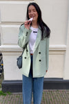 YASLikka Oversized Blazer - Groen
