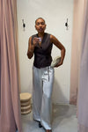 Samara Wrap Gilet - Bruin