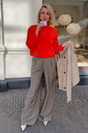 YASCiru Cropped Shirt - Rood