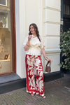 Arlette Palazzo Pants - Rood