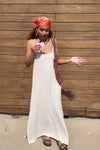 Nova Slip Jurk - Beige