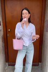 Salvia Poplin Blouse - Wit