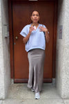 Barcelona Korte Mouwen Sweater - Grijs